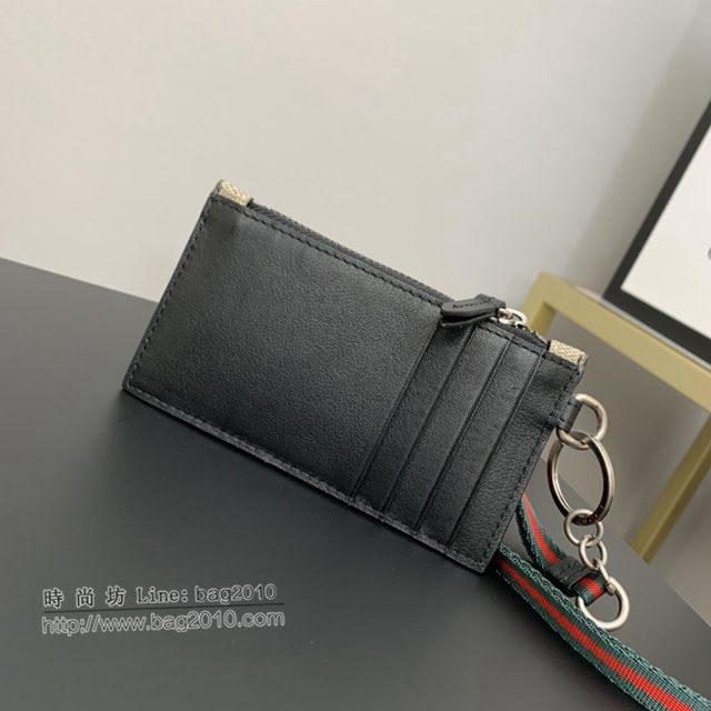 Gucci男包 古驰虎头印花图案拉链卡包零钱包 Gucci手拿零钱包 523903  gdj1567